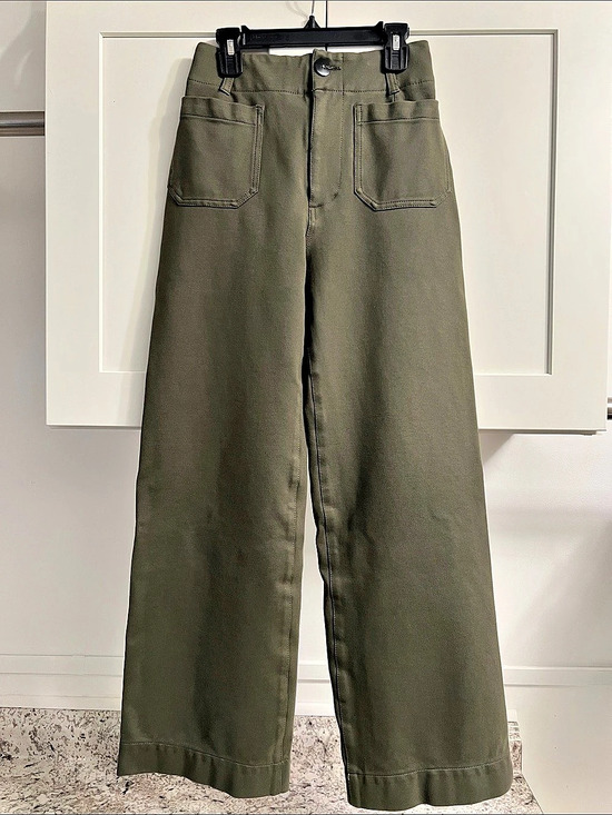 Maeve Pants - Maeve The Colette Wide Leg Pants in Green Waist 24 Like New